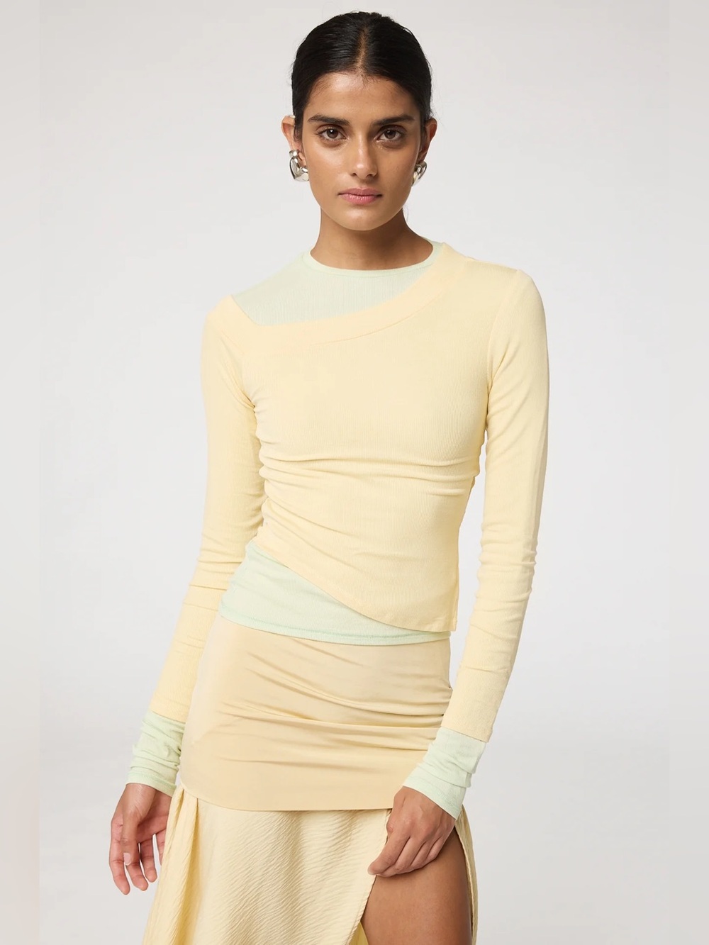The Line by K Smythson Top in Buttercream